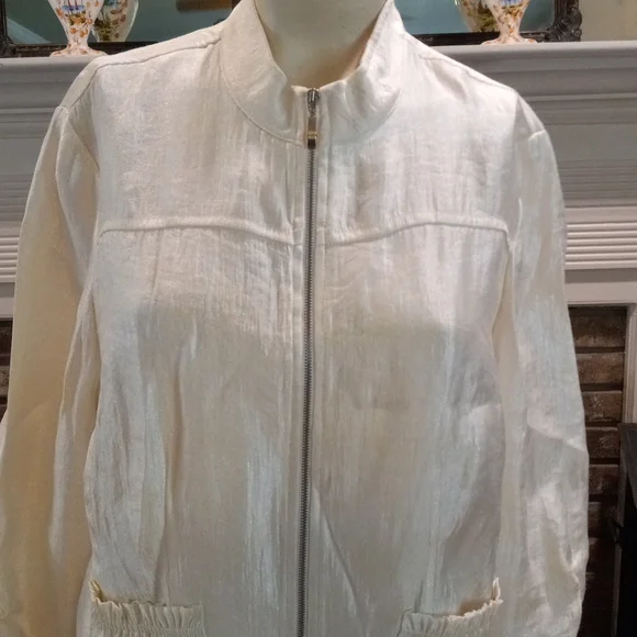 Ruby Rd Ivory Colored Jacket - Picture 2 of 9